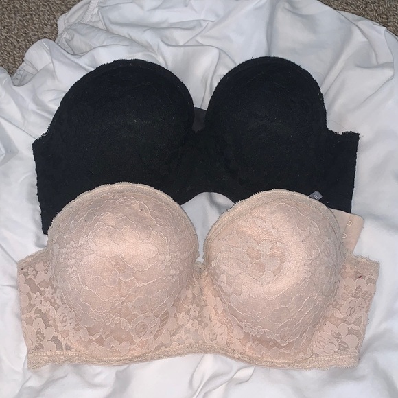 Two aerie strapless bras size 34D - Picture 1 of 3